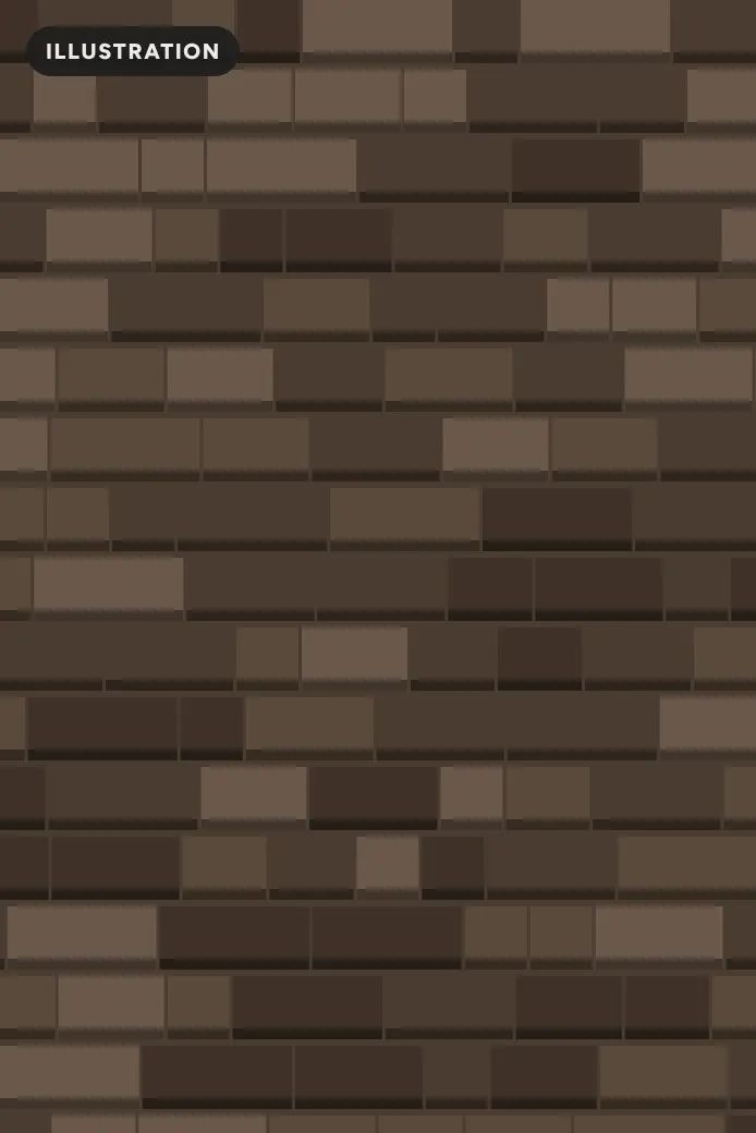 Illustration of brown architectural shingles (product photo to come)