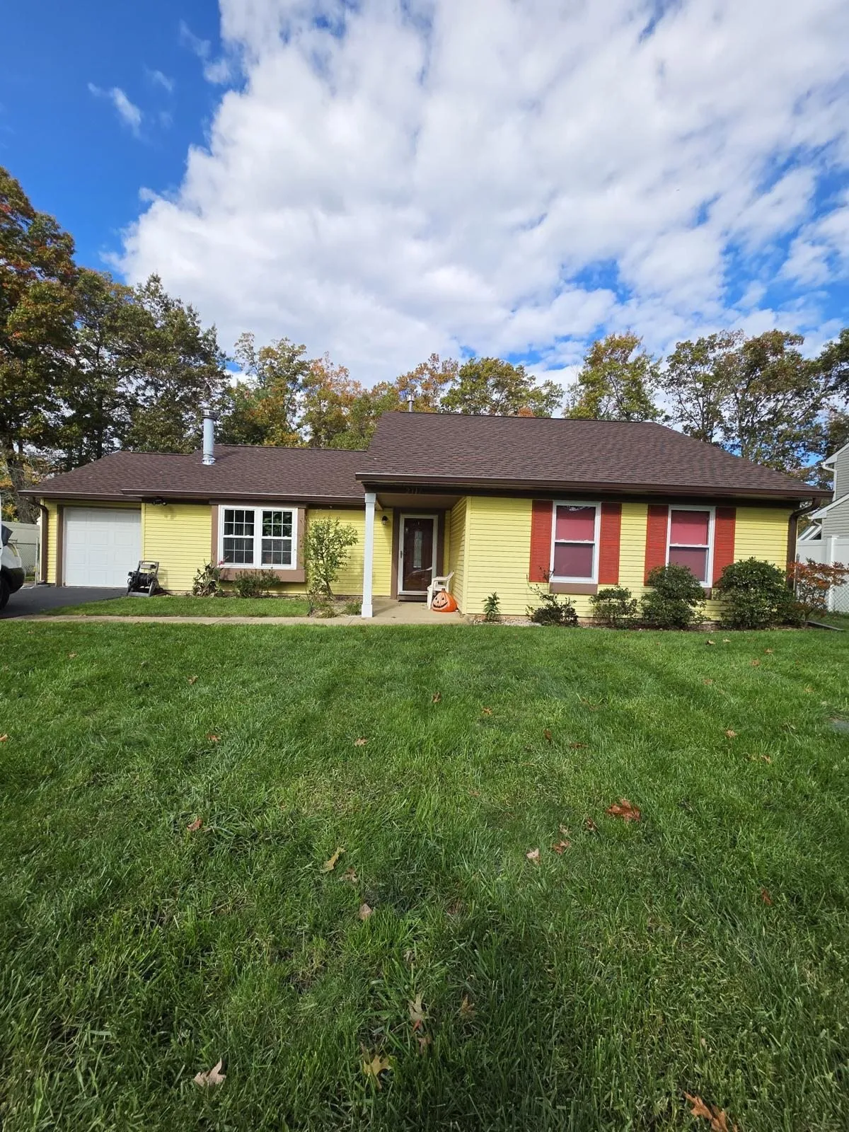 Colonial with attached garage and new architectural shingles